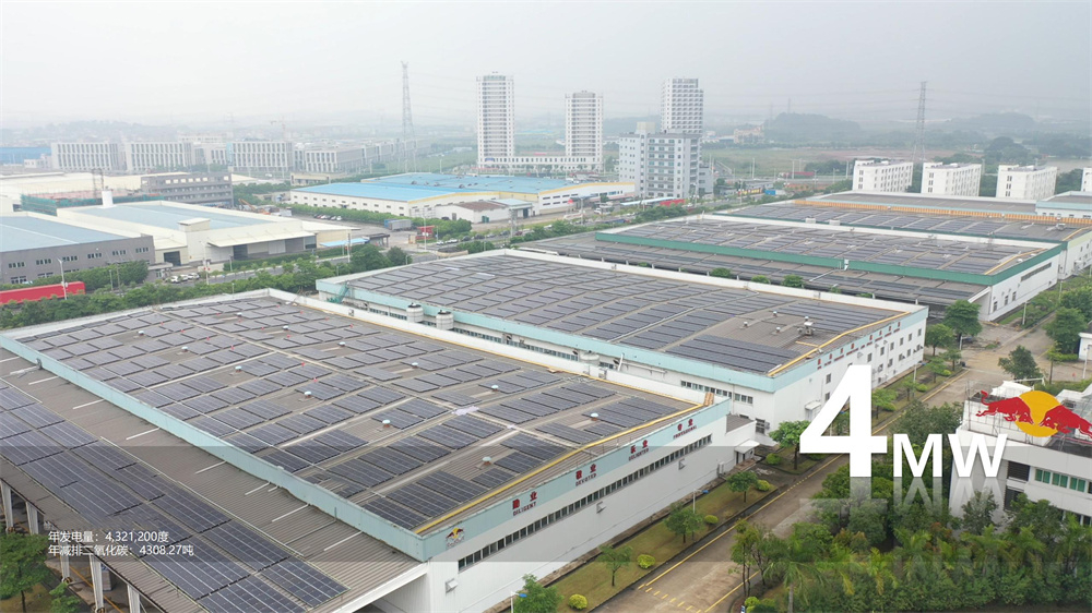 年发电量：4,321,200度    年减排二氧化碳：4308.27吨
